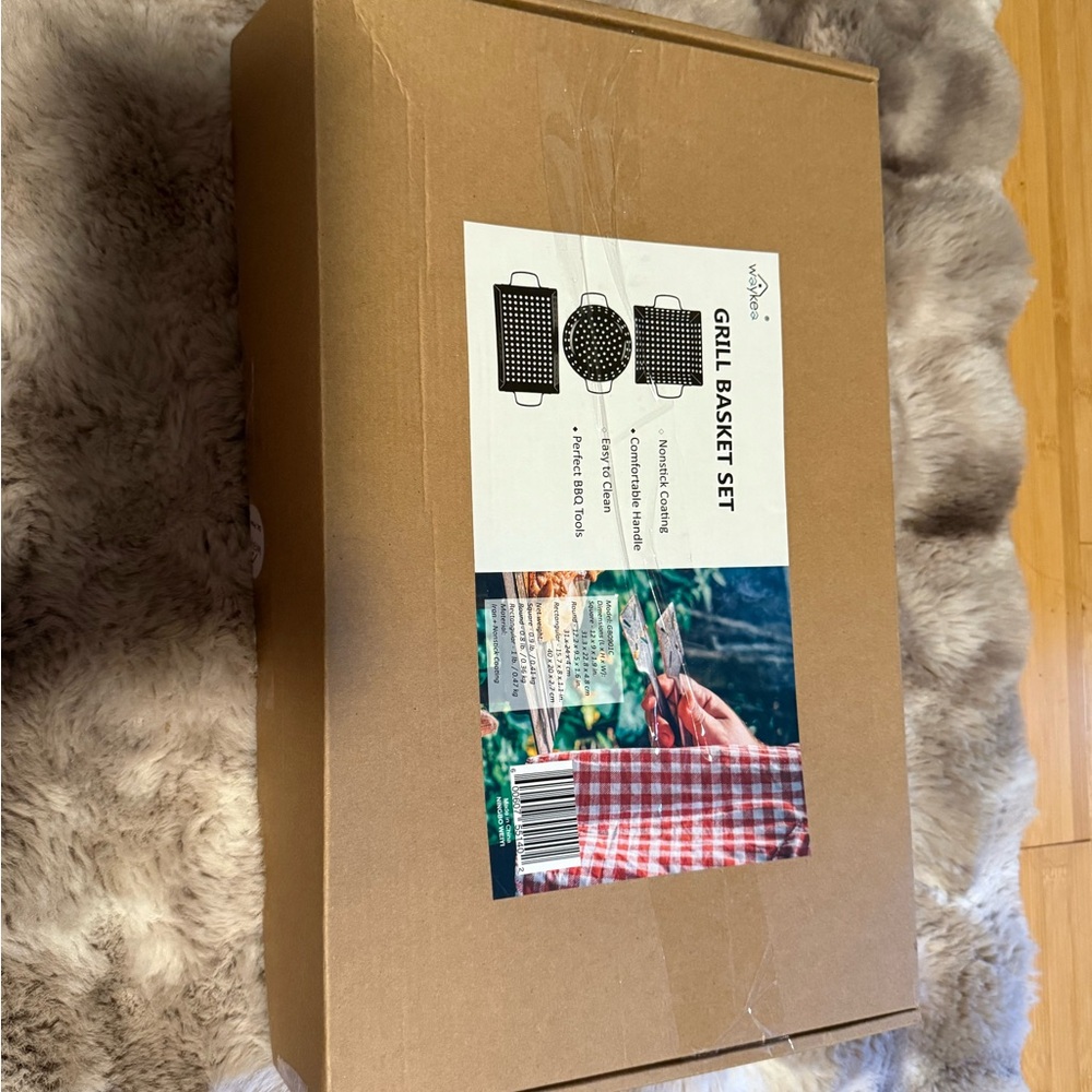 Grill Basket Set. NEW IN BOX